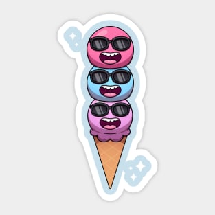 Cool Ice Cream Sticker